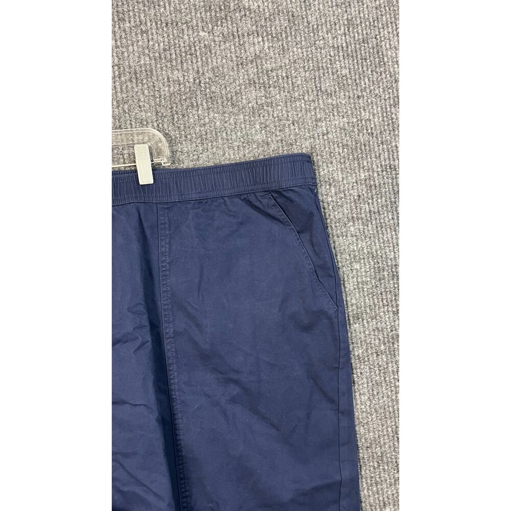 Denim & Co. Shorts Womens Plus 5X Blue Pull On Pockets Relaxed Twill Mature - Picture 3 of 11